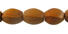 Bayong wood twisted beads 10mm