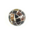 Tab shell round blocking beads 15mm