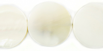Makabibi shell flat round disc 20mm