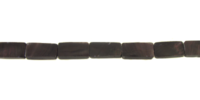 Violet oyster beads rectangle bead