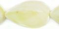 Green shell pearshape 4-sided bead