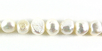 Pearls white 5-6mm nugget