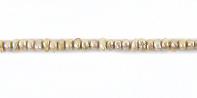 Pearl 2.5mm nugget champagne