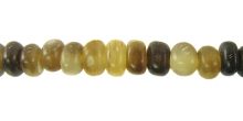 Grey horn nuggets natural beads
