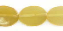 Caranail flat oval golden wholesale beads