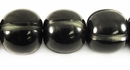 Black horn 20mm melon shape beads