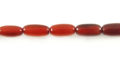 Red horn rice beads 4mmx8mm