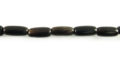 Black horn rice beads 4mmx8mm