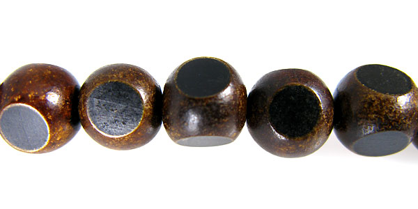 Burnt horn tri-cut 10mm with black combination