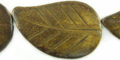 Burnt horn leaf 26x42mm