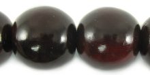 Red horn round bead 20mm