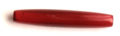 Red horn hairpipe 1-1/2 inch long drilled red