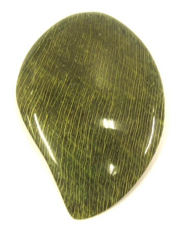 coco mango shape w/ green guinit inlay wholesale pendants