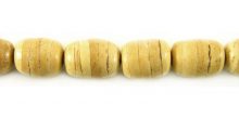 Natural Tan coconut shell bead oval 8mm