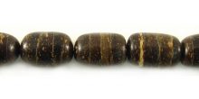 Coconut shell bead oval 8mm natural brown