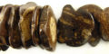 Coconut shell chips irregular shape