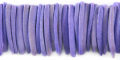 Coconut shell tusks beads dyed purple