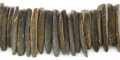 Coconut shell shell tusks-natural brown