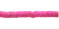 Coconut shell heishi 4-5mm dyed pink