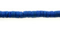 Coconut shell heishi 4-5mm dyed blue
