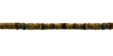 Coconut shell beads heishi 2-3mm tiger