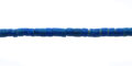 Coconut shell heishi 2-3mm dyed blue