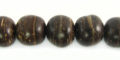 Natural brown coconut shell bead round 10mm