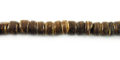 Coconut shell beads 4-5mm natural brown