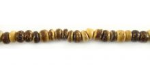 Coconut shells beads 2-3mm tiger
