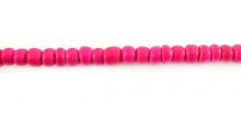 Coconut shell round 2-3mm dyed pink