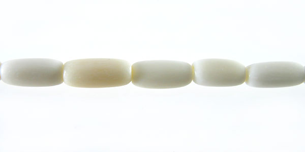 White bone rice beads 9x4mm