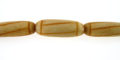 Tea-dyed bone carved oval 23x8mm