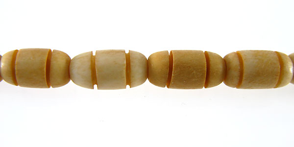 Tea-dyed bone carved oval 10x7mm