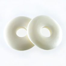 White bone donut beads 30mm