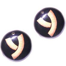 32mm round earring 2mm hole wholesale