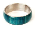 Wholesale blue jewelry bangles with corn inlay