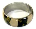Wholesale bangles jewelry with corn and cloth inlay