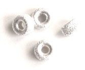 Sterling Silver Rondelle Stardust Beads