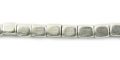 cube silver finish wholesale beads