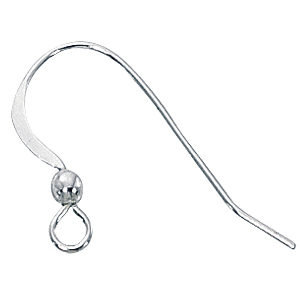 Silver Filled Earwires w/3mm ball wholesale