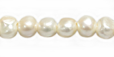 nugget pearls white 9-10mm