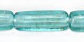 TEAL tube shape indonesian beads 9mm wholesale beads