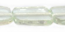 AQUA green rectangle recycled glass 19mm wholesale beads