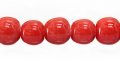round apple red 12-13mm LAMPWORK GLASS wholesale beads