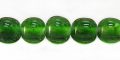 round lampwork glass BOTTLE green 12mm wholesale beads