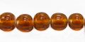 round brown LAMPWORK GLASS beads 14mm wholesale beads