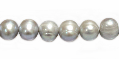potato pearls silver 8-9mm
