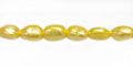 rice nugget pearls yellow 7-8mm x 8-9mm