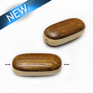 Robles double-sided oval w/ white-wood 24mm
