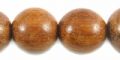 Bayong wood 12mm round beads